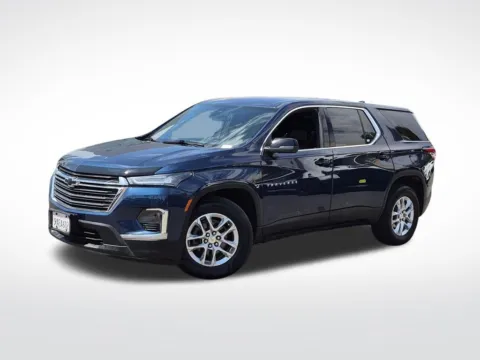 Blue 2022 Chevrolet Traverse LS for sale in Chula Vista, CA