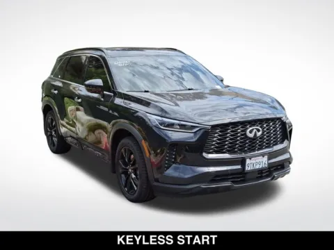 Photos of 2025 INFINITI QX60 LUXE for sale in Chula Vista, CA at Mossy Chrysler Dodge Jeep Ram