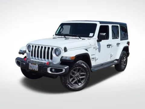 White 2020 Jeep Wrangler Unlimited Sahara for sale in Chula Vista, CA
