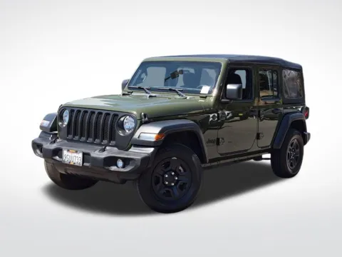 Green 2023 Jeep Wrangler Sport for sale in Chula Vista, CA