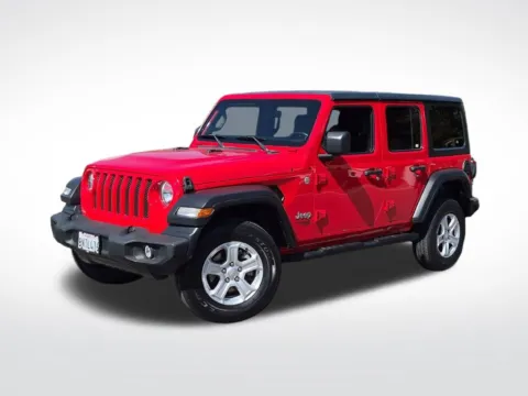 Red 2018 Jeep Wrangler Unlimited Sport S for sale in Chula Vista, CA