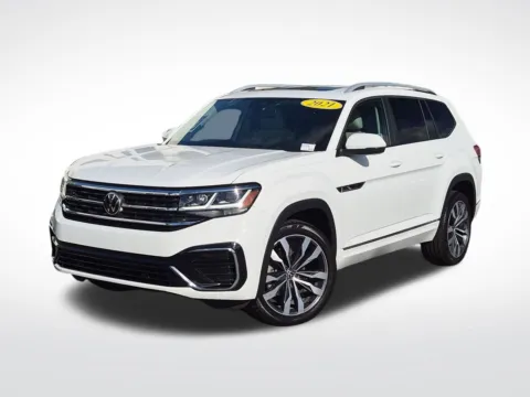 White 2021 Volkswagen Atlas 3.6L V6 SEL R-Line for sale in Chula Vista, CA
