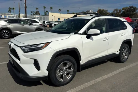 White 2024 Toyota RAV4 Hybrid LE for sale in Chula Vista, CA