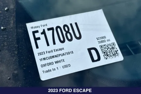 Photos of 2023 Ford Escape ST-Line for sale in Chula Vista, CA at Mossy Chrysler Dodge Jeep Ram