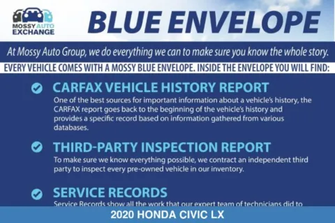 More photos of 2020 Honda Civic LX at Mossy Chrysler Dodge Jeep Ram, CA