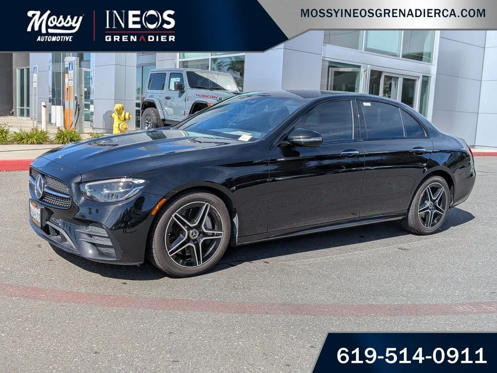 Black 2021 Mercedes-Benz E-Class E 350 for sale in National City, CA