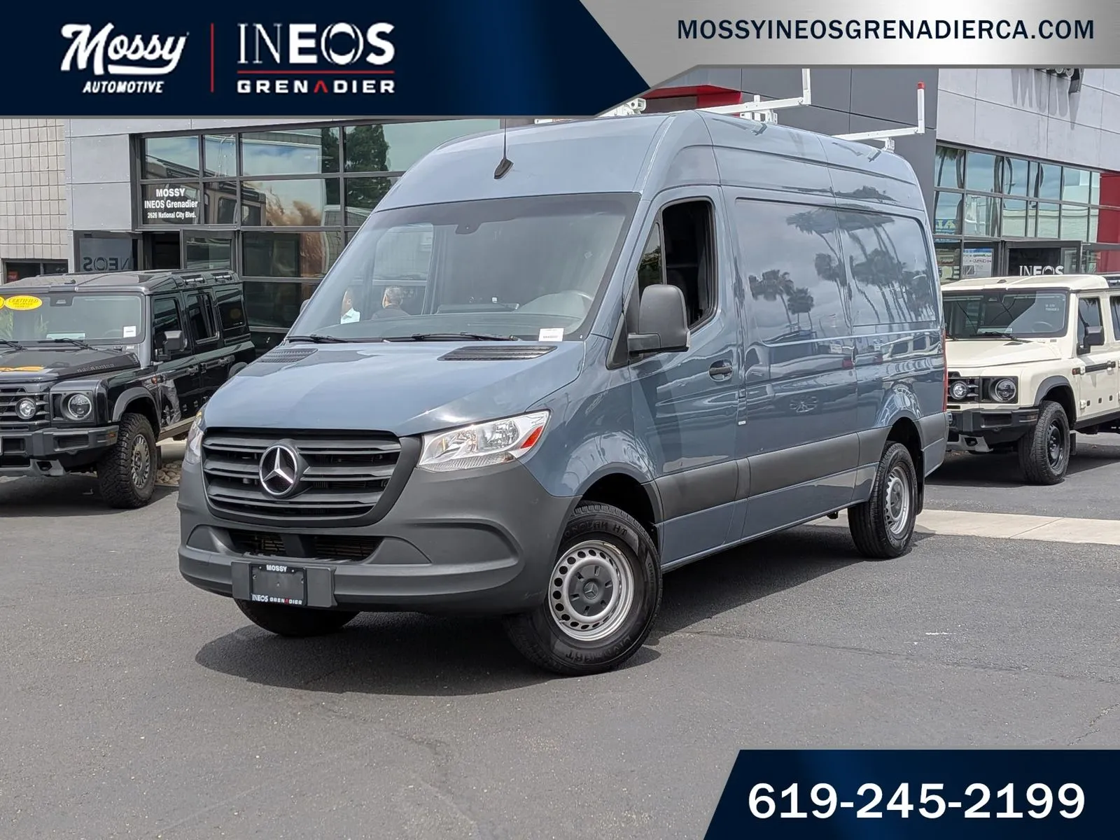 Green 2019 Mercedes-Benz Sprinter 2500 Cargo 144 WB for sale in National City, CA