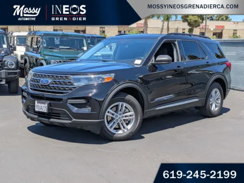 Black 2022 Ford Explorer XLT for sale in National City, CA