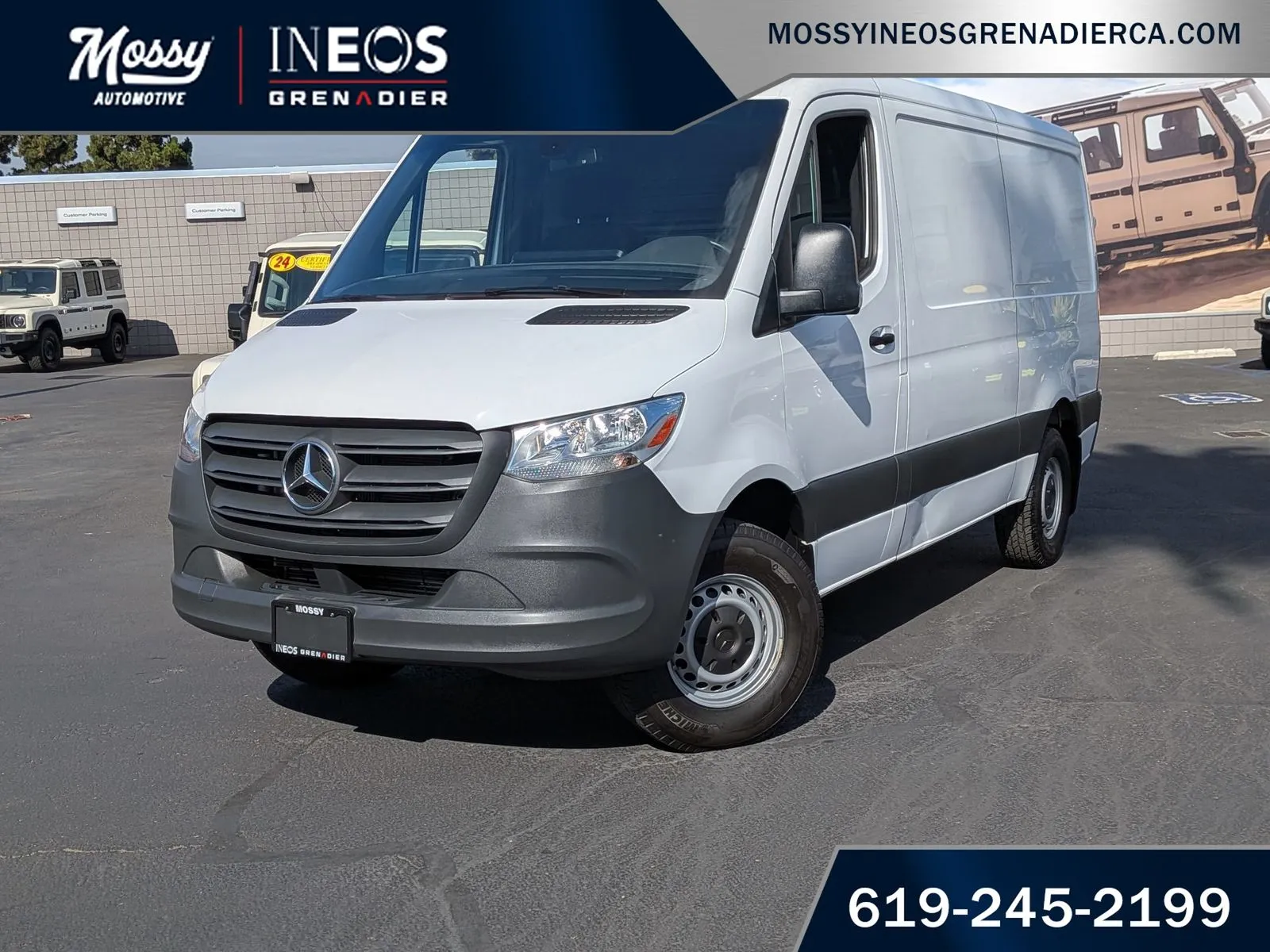 White 2023 Mercedes-Benz Sprinter 2500 Cargo 144 WB for sale in National City, CA
