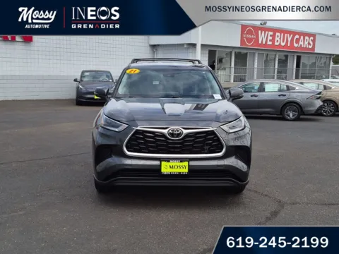 Another view of 2021 Toyota Highlander L for sale in National City, CA at Mossy Ineos Grenadier