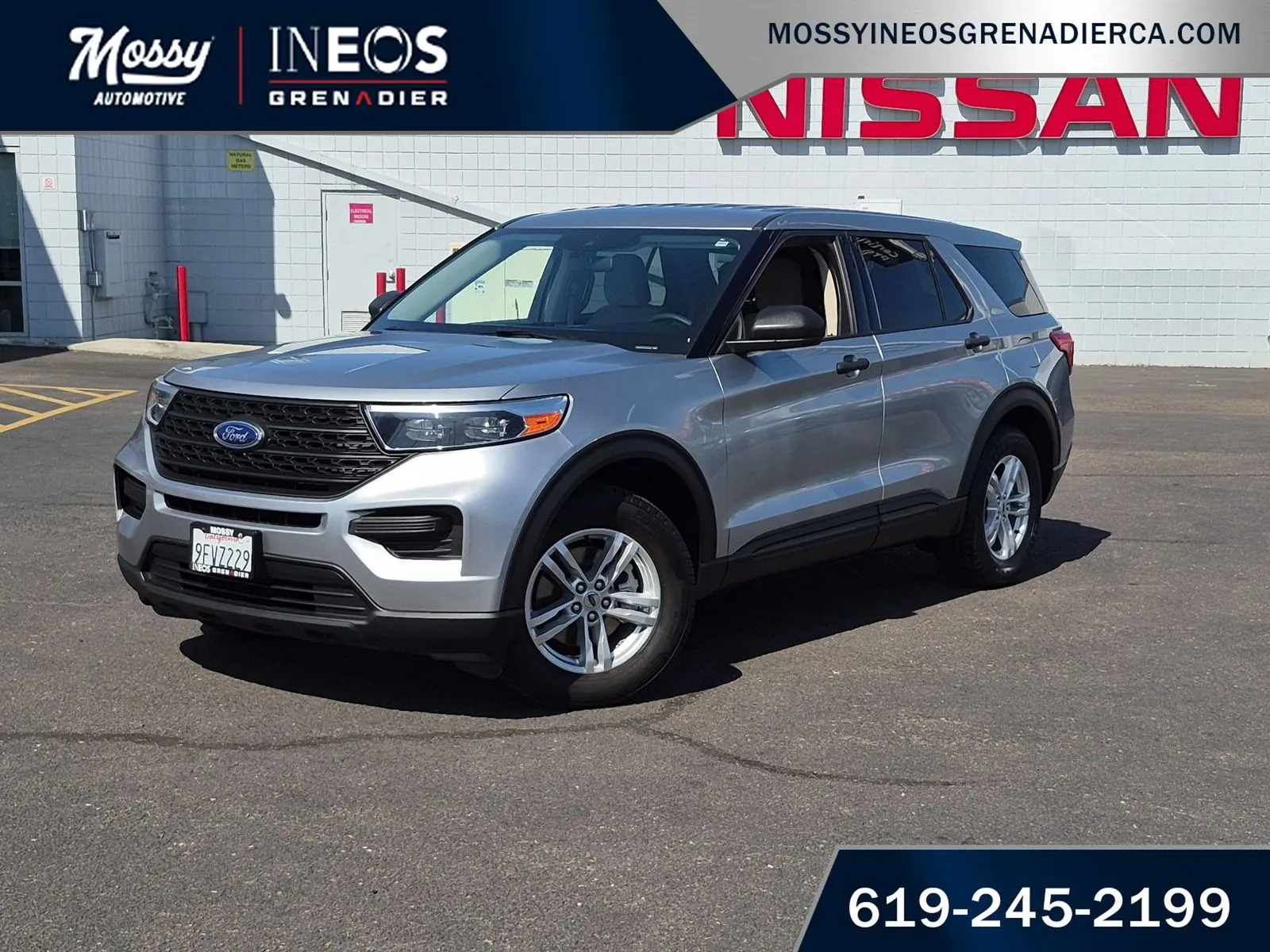 Silver 2023 Ford Explorer for sale in National City, CA