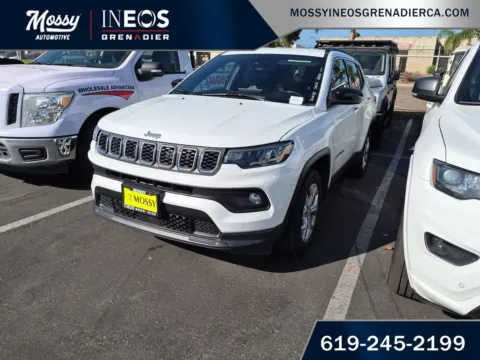 White 2024 Jeep Compass Latitude for sale in National City, CA