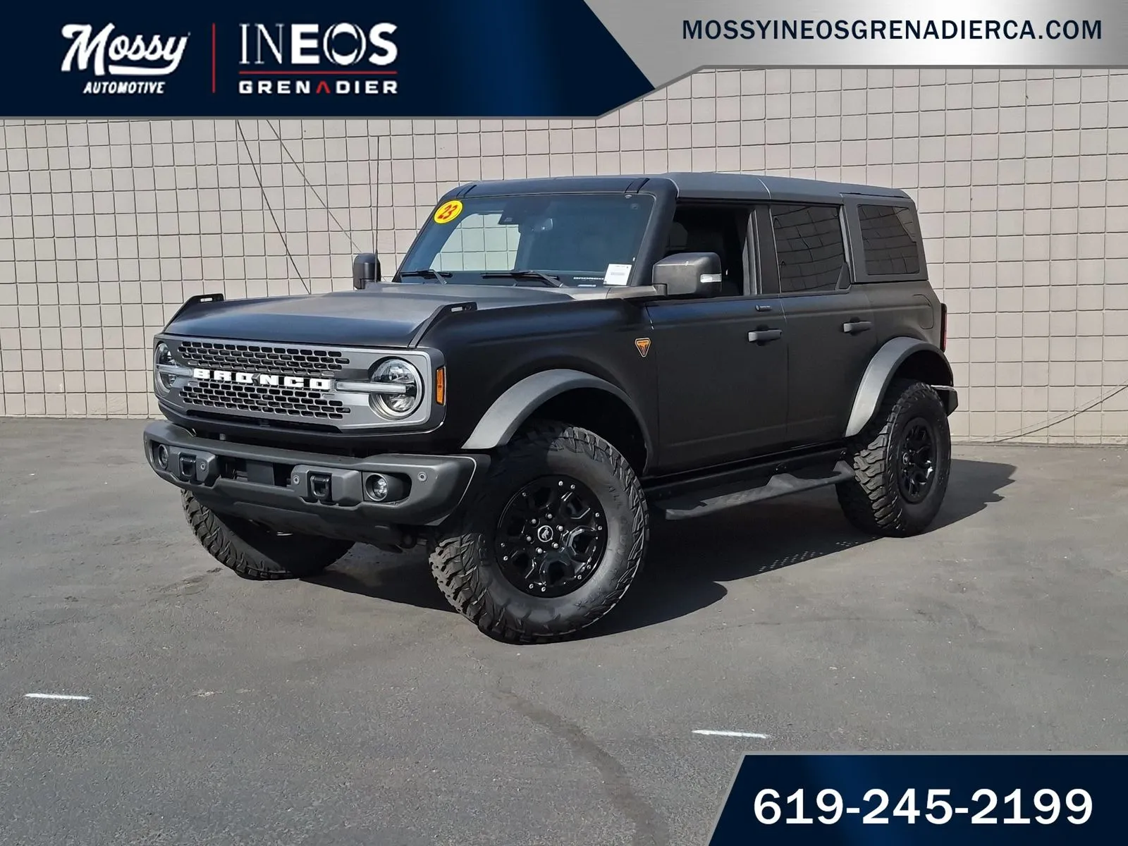 Gray 2023 Ford Bronco Badlands for sale in National City, CA