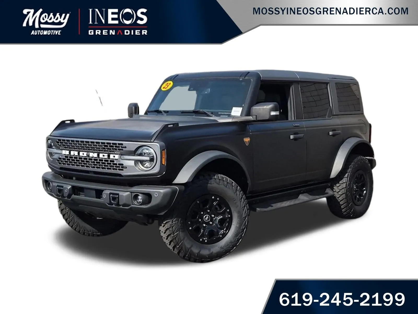 Gray 2023 Ford Bronco Badlands for sale in National City, CA