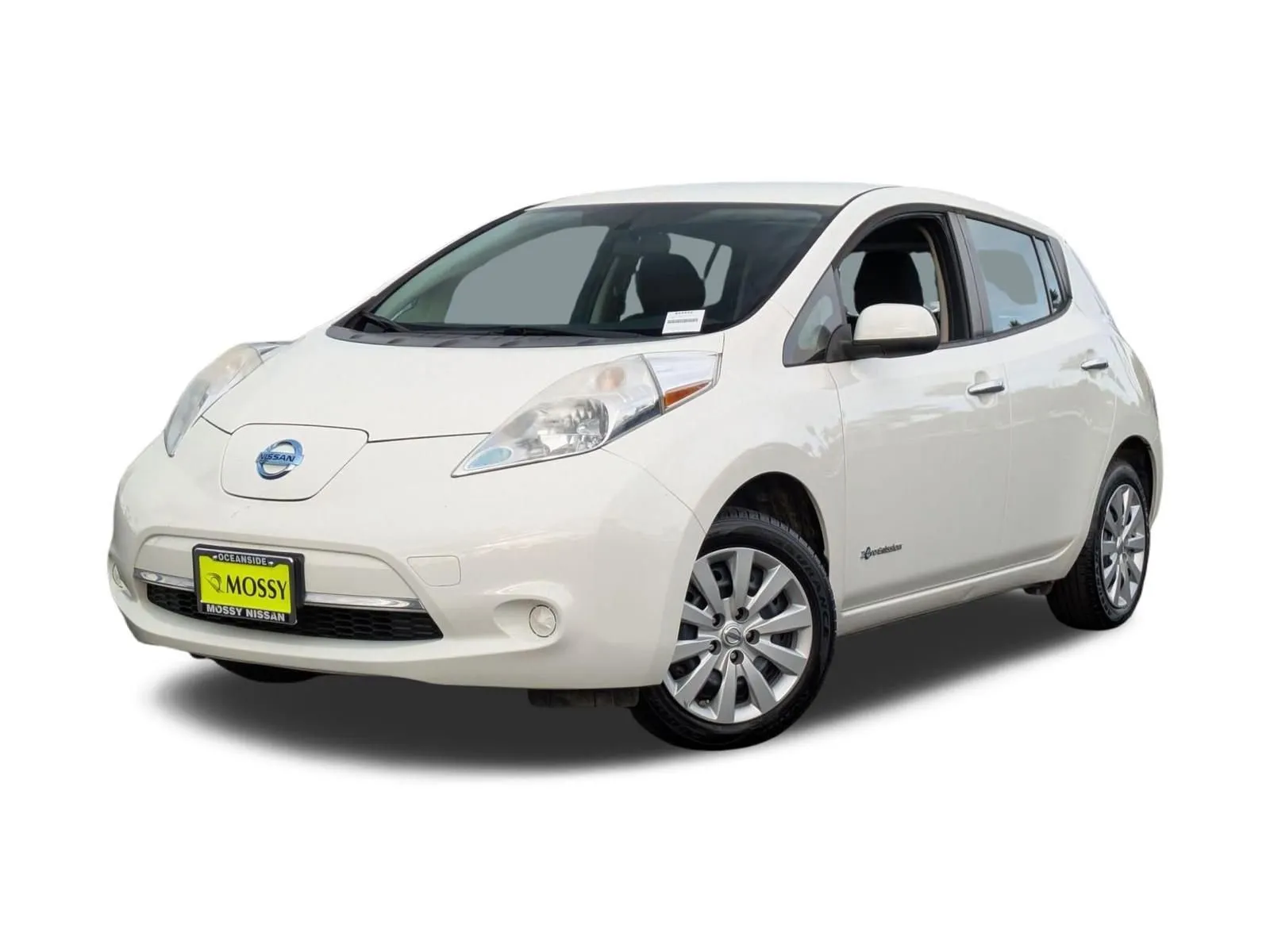 White 2016 Nissan Leaf S for sale in Oceanside, CA