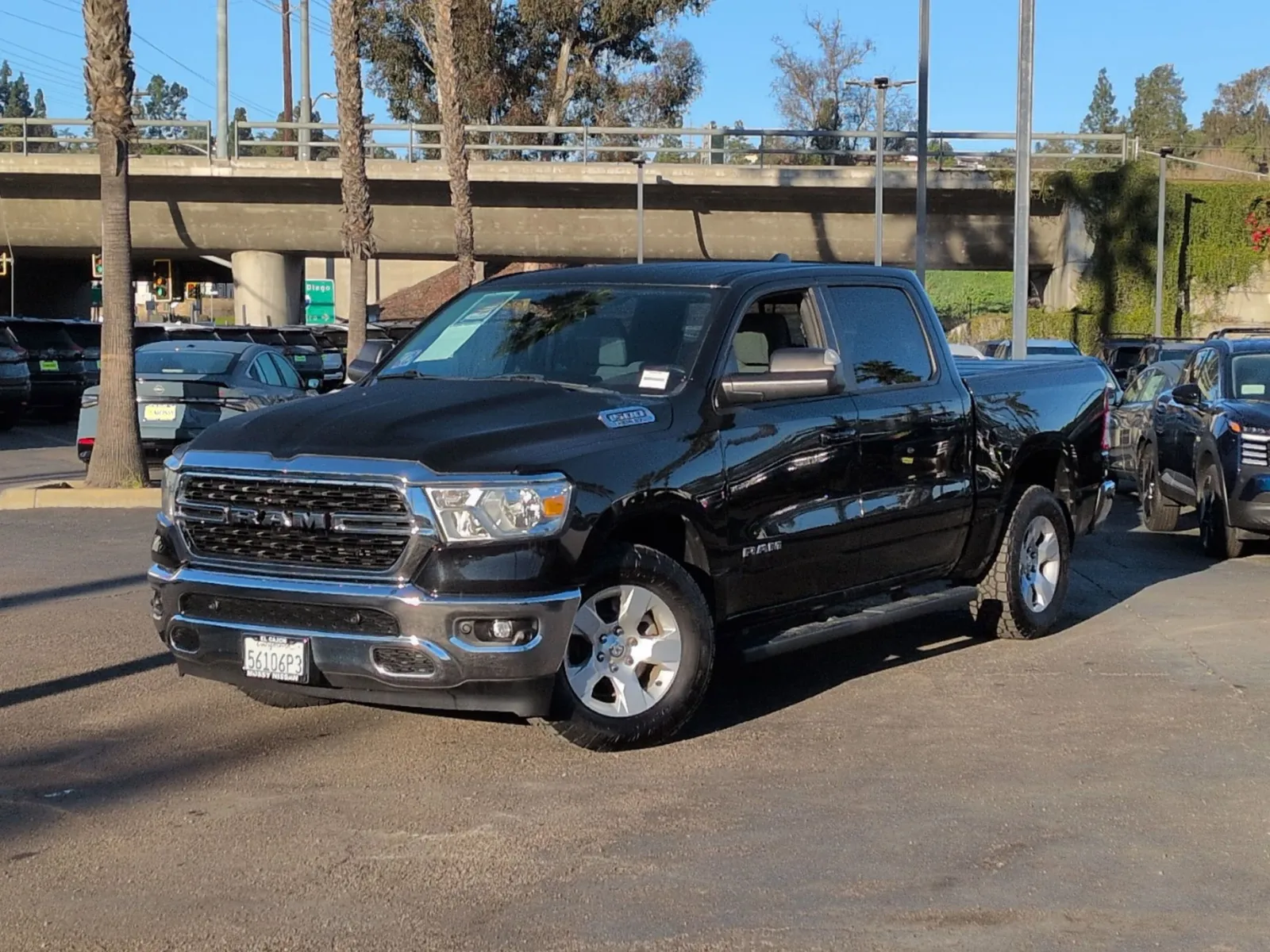 Black 2022 Ram 1500 Big Horn for sale in El Cajon, CA