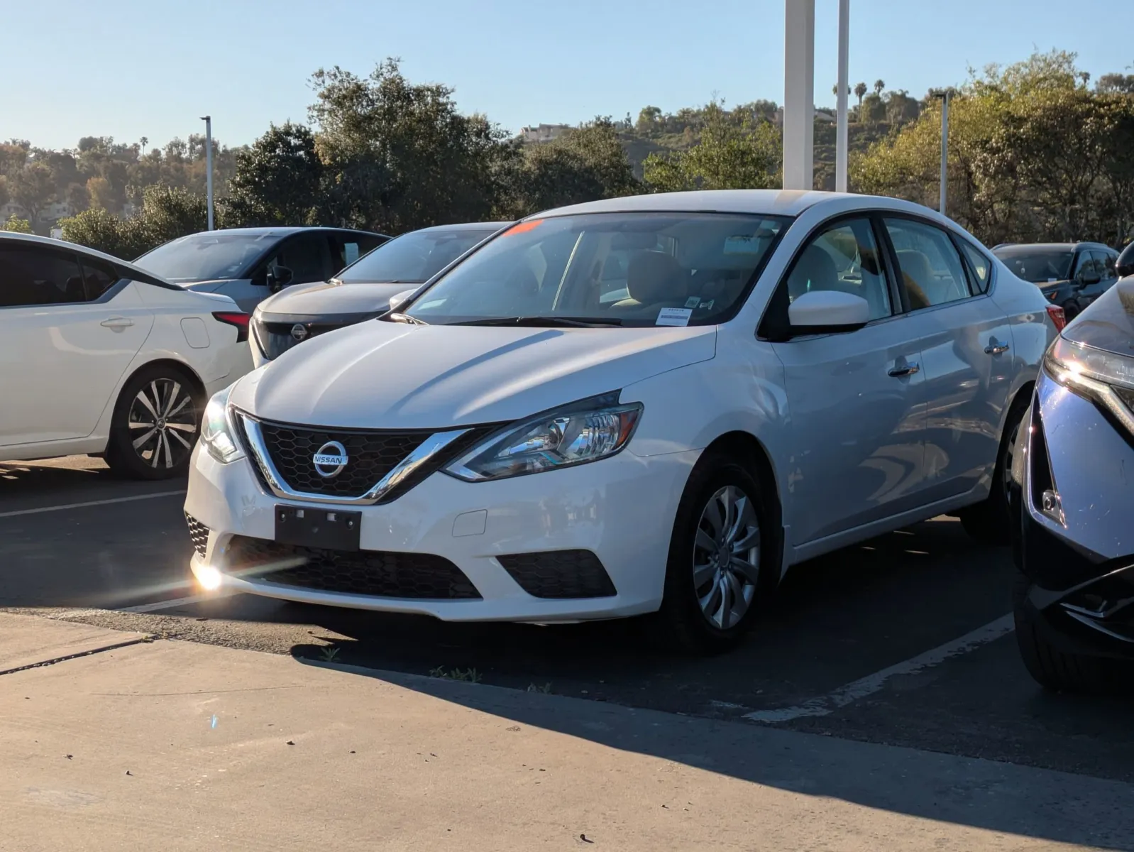 White 2016 Nissan Sentra S for sale in Oceanside, CA