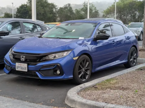 Blue 2020 Honda Civic Hatchback EX-L for sale in Oceanside, CA