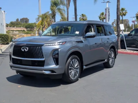 Silver 2026 INFINITI QX80 LUXE for sale in Oceanside, CA