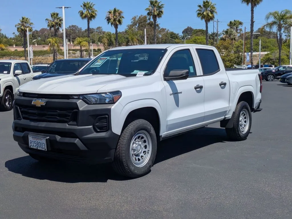 White 2023 Chevrolet Colorado Work Truck for sale in Oceanside, CA