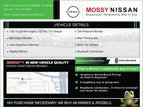 Another view of 2023 Nissan Versa 1.6 SV for sale in Oceanside, CA at INFINITI of Oceanside
