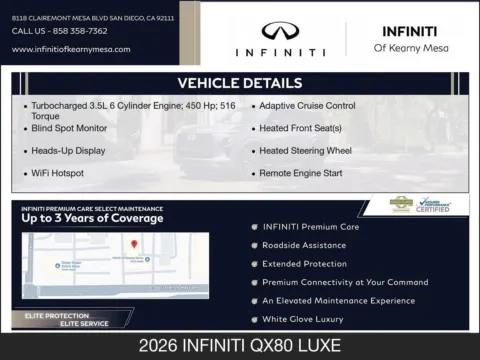 More photos of 2026 INFINITI QX80 LUXE at INFINITI of Escondido, CA