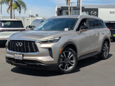 Silver 2023 INFINITI QX60 LUXE for sale in Escondido, CA