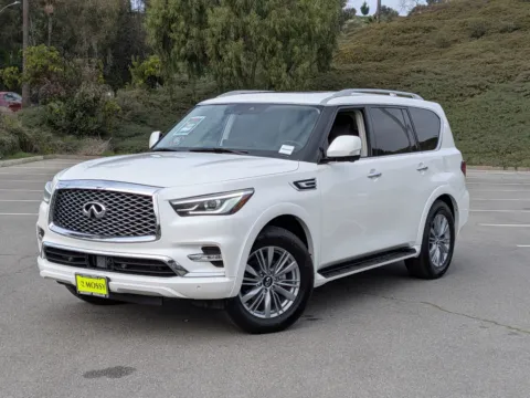 White 2024 INFINITI QX80 LUXE for sale in Escondido, CA