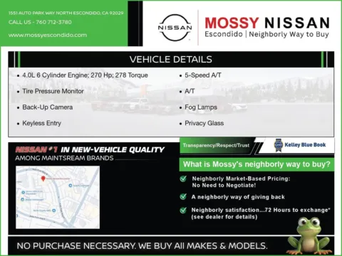 Another view of 2017 Toyota 4Runner SR5 Premium for sale in Escondido, CA at INFINITI of Escondido