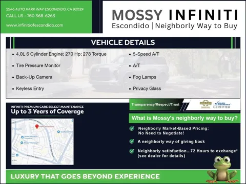 Another view of 2017 Toyota 4Runner SR5 Premium for sale in Escondido, CA at INFINITI of Escondido