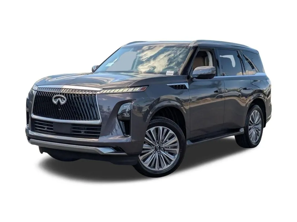 Gray 2026 INFINITI QX80 LUXE for sale in San Diego, CA
