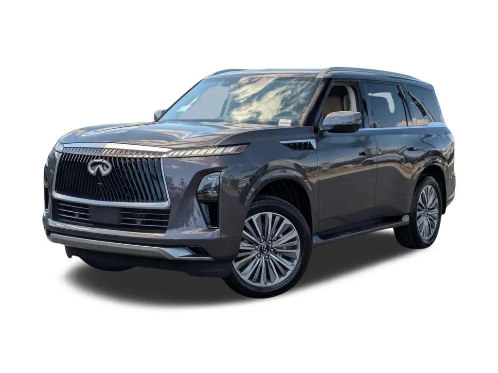 Gray 2026 INFINITI QX80 LUXE for sale in San Diego, CA