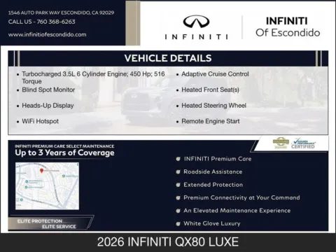 More photos of 2026 INFINITI QX80 LUXE at INFINITI of Kearny Mesa, CA