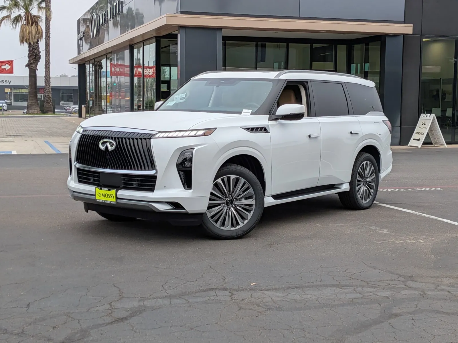 White 2026 INFINITI QX80 LUXE for sale in San Diego, CA
