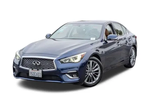 Blue 2023 INFINITI Q50 LUXE for sale in San Diego, CA