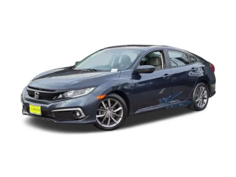Gray 2021 Honda Civic EX-L for sale in San Diego, CA