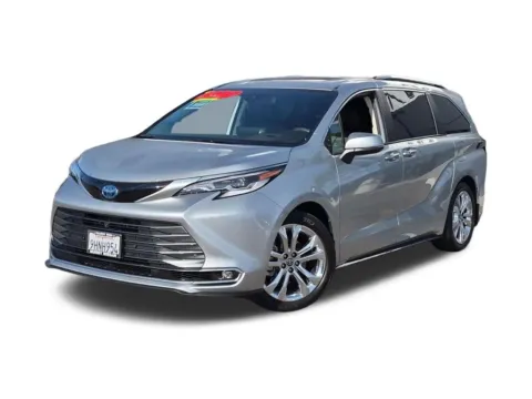 Silver 2023 Toyota Sienna Platinum for sale in San Diego, CA