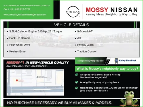 Another view of 2023 Nissan Frontier PRO-4X for sale in San Diego, CA at INFINITI of Kearny Mesa