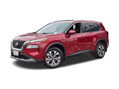 Red 2021 Nissan Rogue SV for sale in San Diego, CA