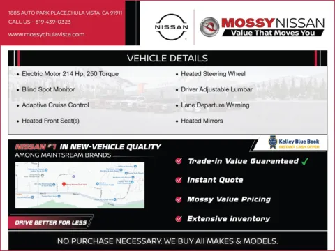 Another view of 2024 Nissan Leaf SV PLUS for sale in Chula Vista, CA at Mossy Nissan Chula Vista