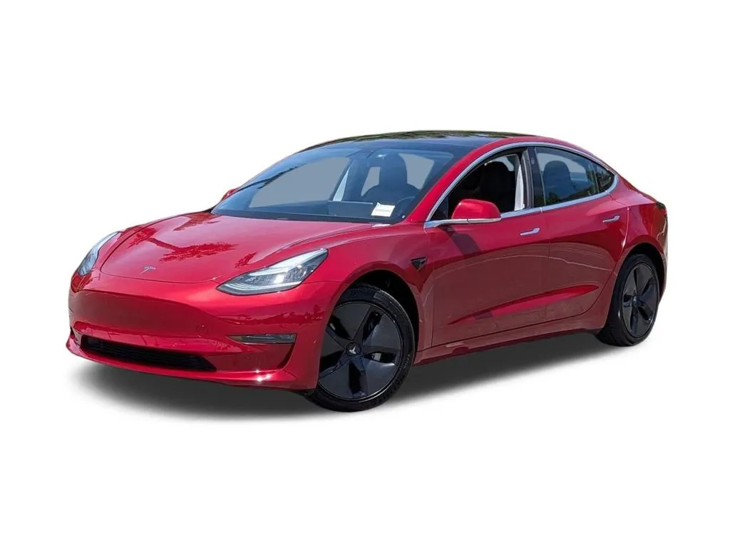 Red 2018 Tesla Model 3 Mid Range for sale in Chula Vista, CA
