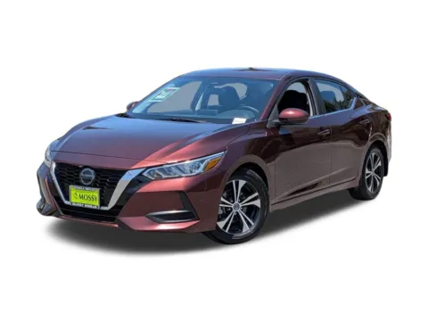 Red 2021 Nissan Sentra SV for sale in Chula Vista, CA