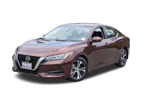 Red 2021 Nissan Sentra SV for sale in Chula Vista, CA