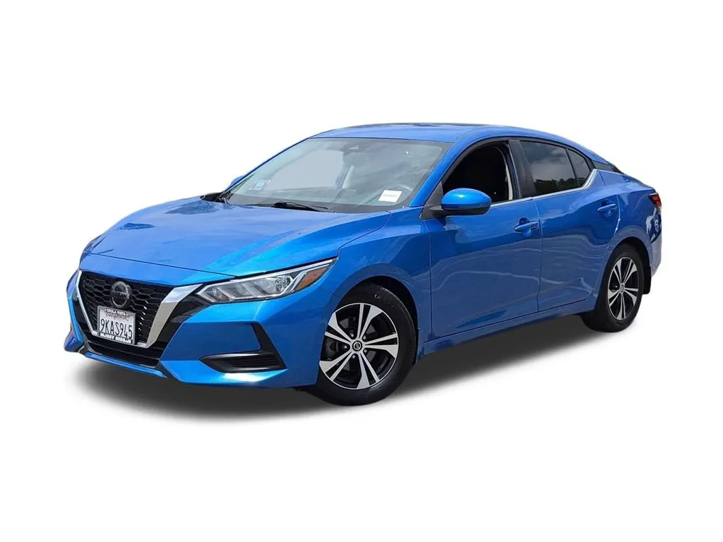 Blue 2021 Nissan Sentra SV for sale in Chula Vista, CA