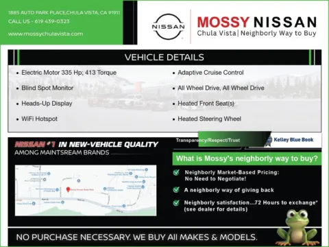 Another view of 2025 Nissan Ariya ENGAGE e-4ORCE for sale in Chula Vista, CA at Mossy Nissan Chula Vista
