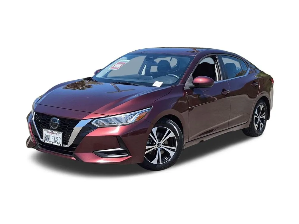 Red 2021 Nissan Sentra SV for sale in Chula Vista, CA