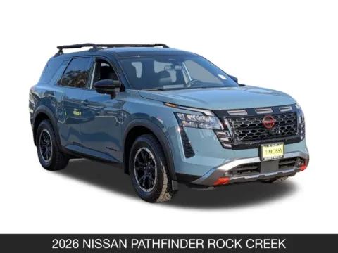 Photos of 2026 Nissan Pathfinder Rock Creek for sale in El Cajon, CA at Mossy Nissan El Cajon