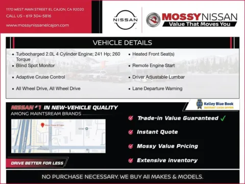 Another view of 2026 Nissan Murano SV for sale in El Cajon, CA at Mossy Nissan El Cajon