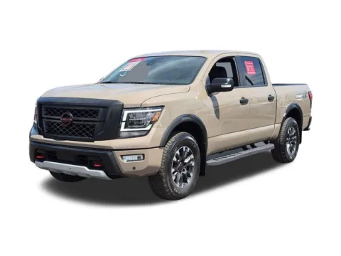 Beige 2024 Nissan Titan PRO-4X for sale in El Cajon, CA
