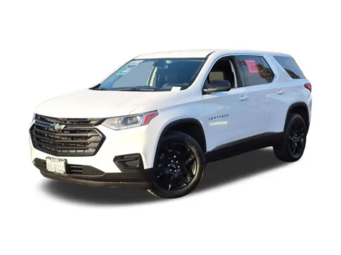 White 2021 Chevrolet Traverse LS for sale in El Cajon, CA